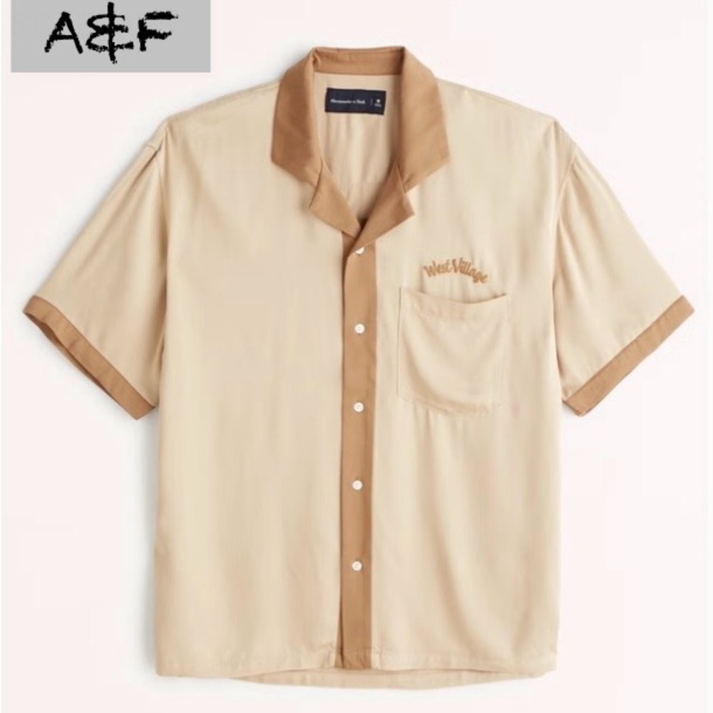 Abercrombie &‎ Fitch Button Down Short Sleeve Shirt